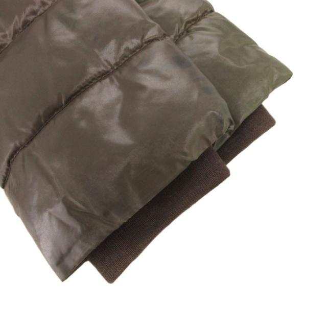 【中古】モンクレール MONCLER EVE イヴ ダウンジャケット ブルゾン ライン 2 白 ホワイト カーキ /JS ■GY18_3