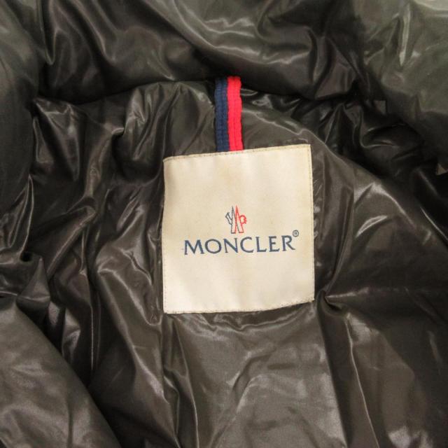 【中古】モンクレール MONCLER EVE イヴ ダウンジャケット ブルゾン ライン 2 白 ホワイト カーキ /JS ■GY18_4