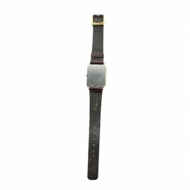【中古】セイコー SEIKO ジャンク品 6730-5540 ドルチェ dolce 腕時計 ウォッチ クォーツ レザーベルト ゴールド色_3