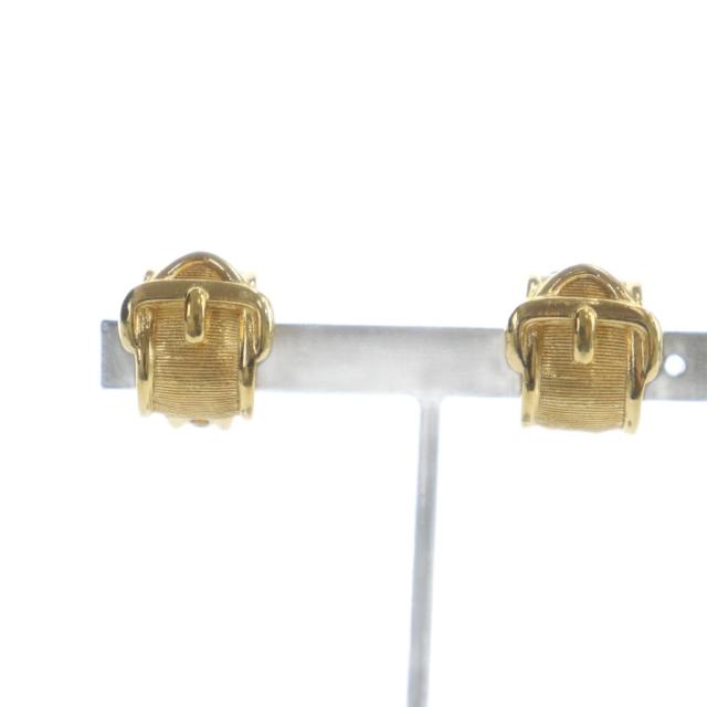 【中古】クリスチャンディオール Christian Dior イヤリング アクセサリー 両耳用 クリップ式 ロゴ ゴールド色