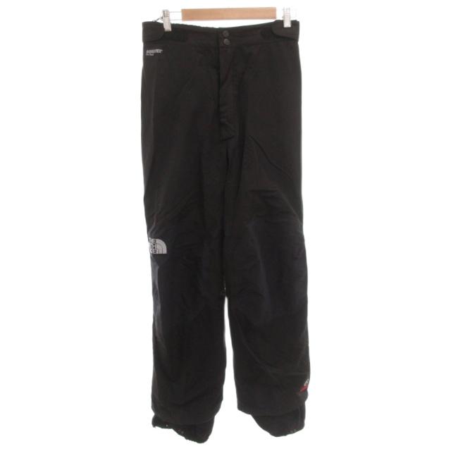 【中古】ザノースフェイス THE NORTH FACE マウンテン パンツ Mountain Pant ゴアテックス ロゴ刺繍 L 黒
