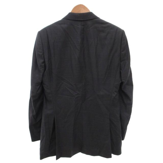 【中古】ヒューゴボス HUGO BOSS セットアップ スーツ ビジネス ジャケット パンツ ウール 52 グレー /FF ■GY18_2