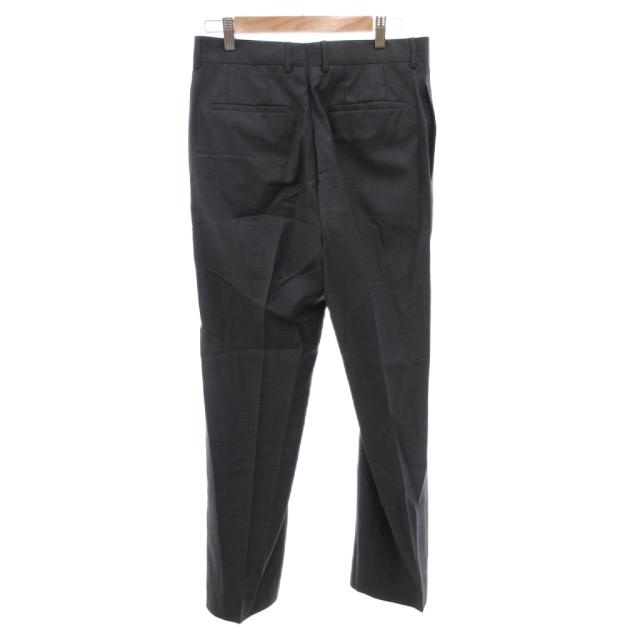 【中古】ヒューゴボス HUGO BOSS セットアップ スーツ ビジネス ジャケット パンツ ウール 52 グレー /FF ■GY18_4