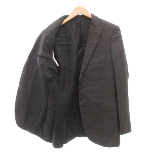【中古】バーバリー ロンドン セットアップ シングルスーツ テーラードジャケット 2B パンツ スラックス 40R_3