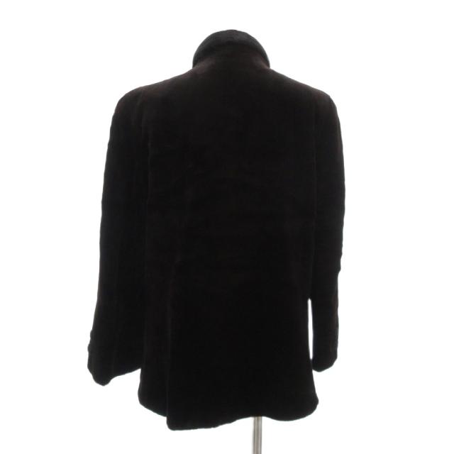 【中古】カルヴェン Saga Mink ROYAL 金サガ ロイヤル ファーコート 毛皮 シェアードミンク スワカラ切替 F_1