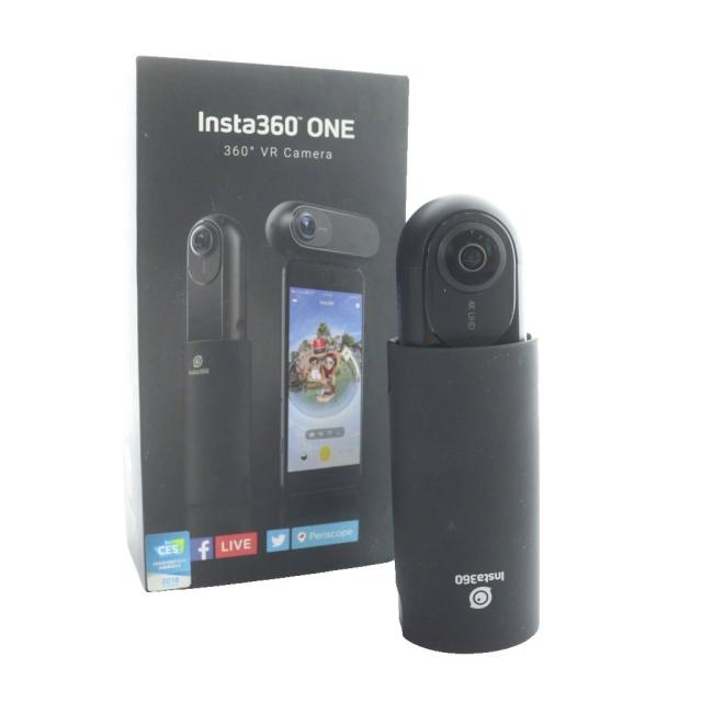 【中古】Insta360 INSTA360 ONE アクションカメラ 家電 箱付き 動作確認済 黒 ブラック /MW