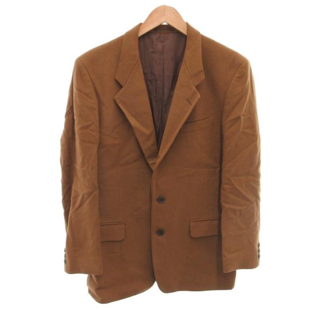 【中古】ポールスミス PAUL SMITH テーラードジャケット ブレザー ウール 2B 総裏地 L 茶 ブラウン /FF ■GY11