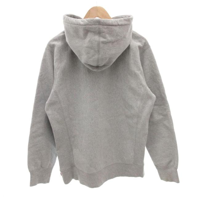 【中古】シュプリーム CHROME Classic logo  hooded sweatshirt 16AW パーカー フーディ スウェット 長袖 L グレー_1