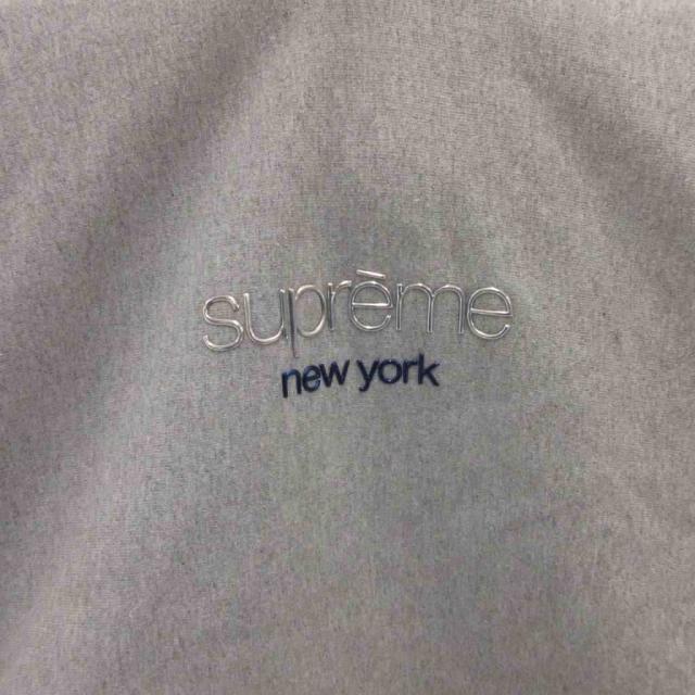 【中古】シュプリーム CHROME Classic logo  hooded sweatshirt 16AW パーカー フーディ スウェット 長袖 L グレー_5