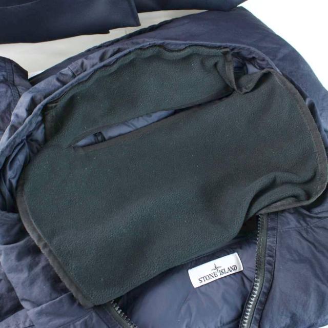【中古】ストーンアイランド STONE ISLAND OPAQUE NYLON TWILL DOWN ダウンジャケット XL 紺 ネイビー 771541421_8