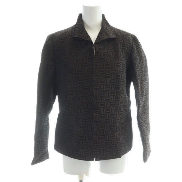 【中古】赤ちょうちんバリー 大ロンドン BURBERRY LONDON 上衣 総柄 38 M 茶 赤銅色