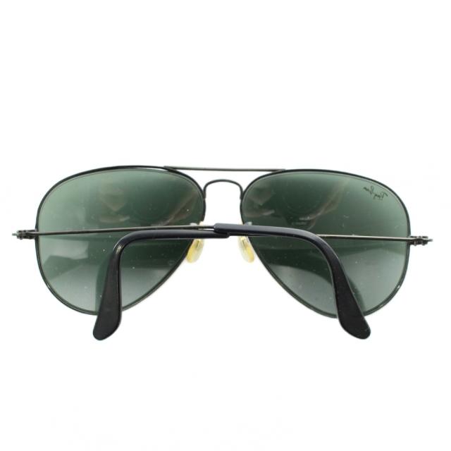 【中古】レイバン RAY BAN B&L アビエーター AVIATOR 眼鏡 サングラス メタルフレーム ティアドロップ 黒_1