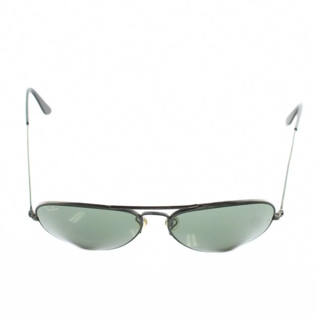 【中古】レイバン RAY BAN B&L アビエーター AVIATOR 眼鏡 サングラス メタルフレーム ティアドロップ 黒_2