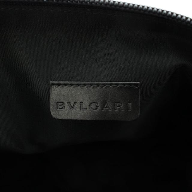 【中古】ブルガリ BVLGARI ポーチ 化粧ポーチ キャンバス サーカス柄 総柄 紺 ネイビー /XZ ■GY11 レディース_3