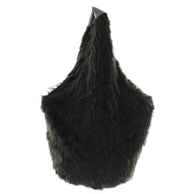 【中古】アワーレガシー OUR LEGACY ドリップバッグ DRIP BAG トートバッグ フェイクファー 黒 ブラック A4238DBF