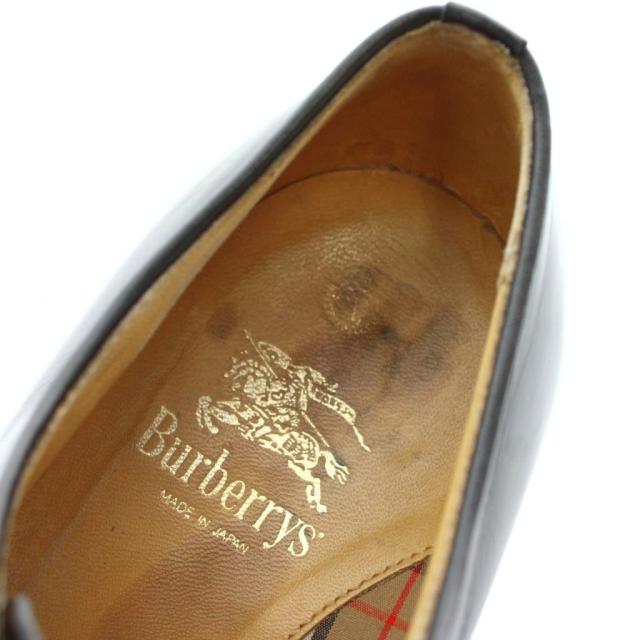 【中古】バーバリーズ Burberrys ビジネスシューズ ドレス 革靴 レザー Uチップ 5.5 25.5cm 黒 ブラック /XZ ■GY18_8