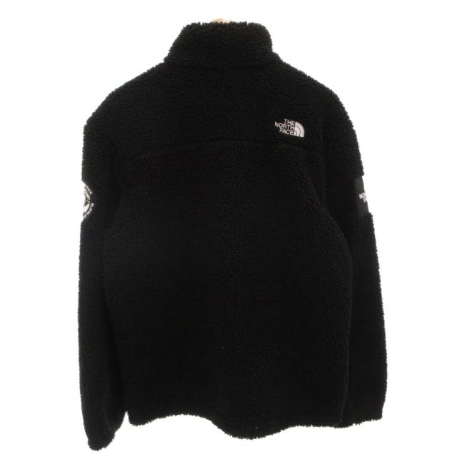 【中古】ザノースフェイス THE NORTH FACE フリースジャケット ブルゾン ボア ロゴ L 黒 ブラック_1
