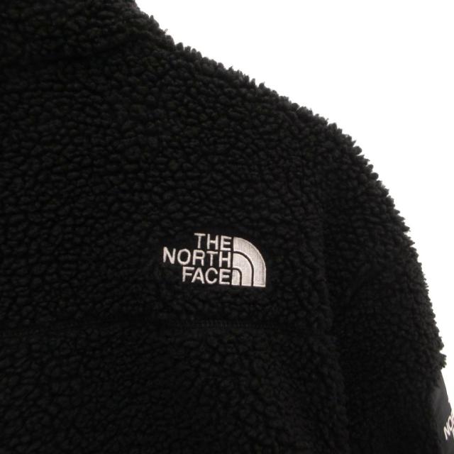 【中古】ザノースフェイス THE NORTH FACE フリースジャケット ブルゾン ボア ロゴ L 黒 ブラック_5