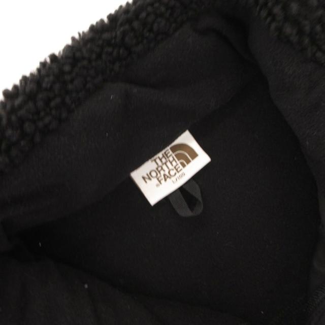 【中古】ザノースフェイス THE NORTH FACE フリースジャケット ブルゾン ボア ロゴ L 黒 ブラック_6