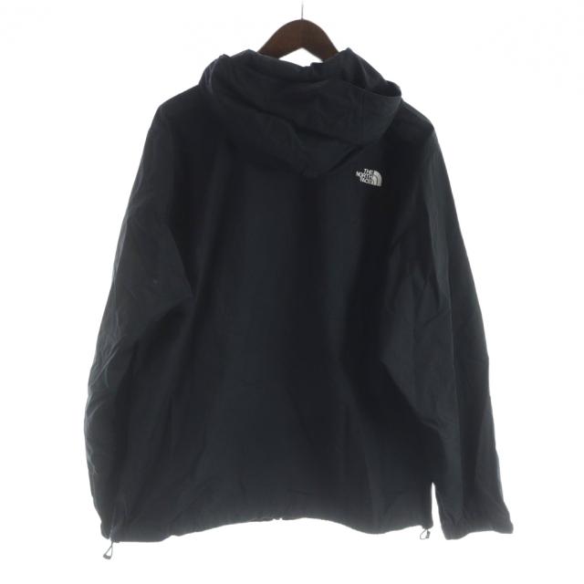 【中古】ザノースフェイス THE NORTH FACE NP72230 コンパクトジャケット パーカー ジップアップ ロゴ 黒 ブラック_1