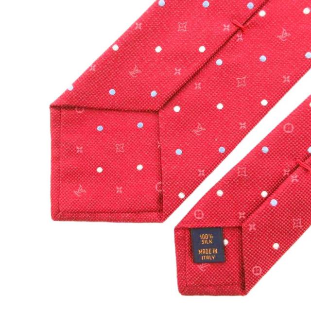 中古】LOUIS VUITTON 美品 ネクタイ レギュラータイ イタリア製 シルク