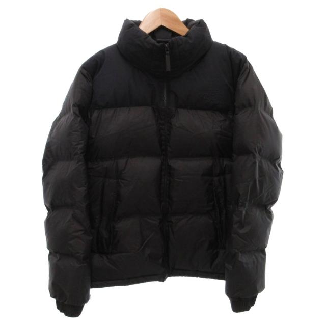 【中古】ザノースフェイス GTX Nuptse Jacket ジーティエックスヌプシジャケット ダウン ブルゾン ロゴ S 黒
