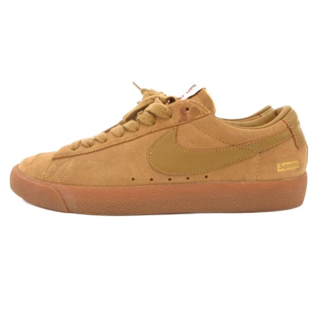 【中古】ナイキ エスビー NIKE SB × シュプリーム SUPREME Blazer Low GT スニーカー シューズ ローカット 27.5cm
