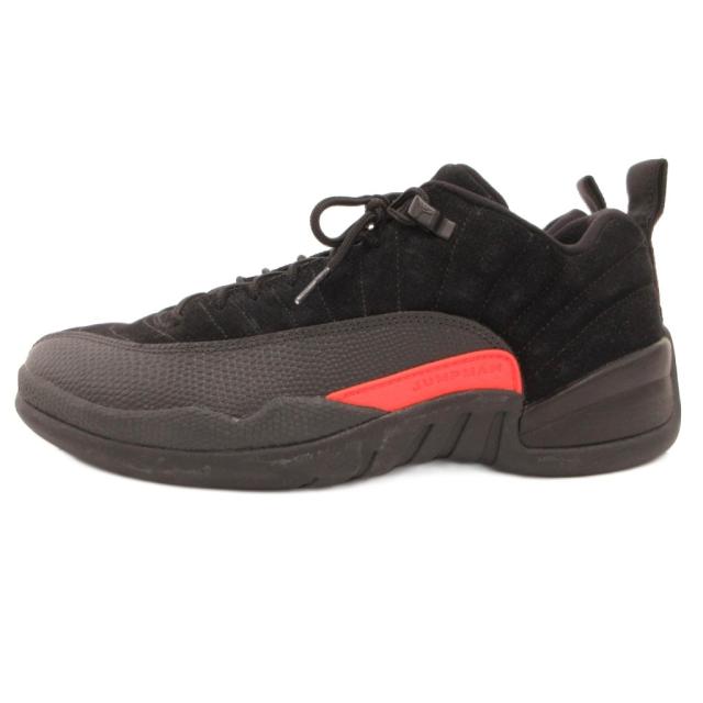 【中古】ナイキ NIKE AIR JORDAN 12 RETRO LOW スニーカー シューズ ローカット 27.5cm 黒 ブラック 308317-003