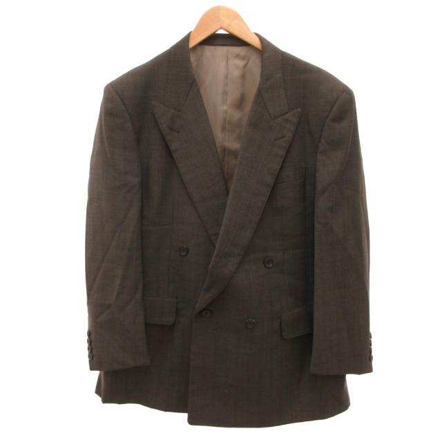 【中古】バーバリーズ Burberrys PRESTIGE COLLECTION 80s ヴィンテージ ダブルスーツ セットアップ_1