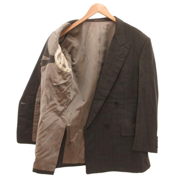 【中古】バーバリーズ Burberrys PRESTIGE COLLECTION 80s ヴィンテージ ダブルスーツ セットアップ_3