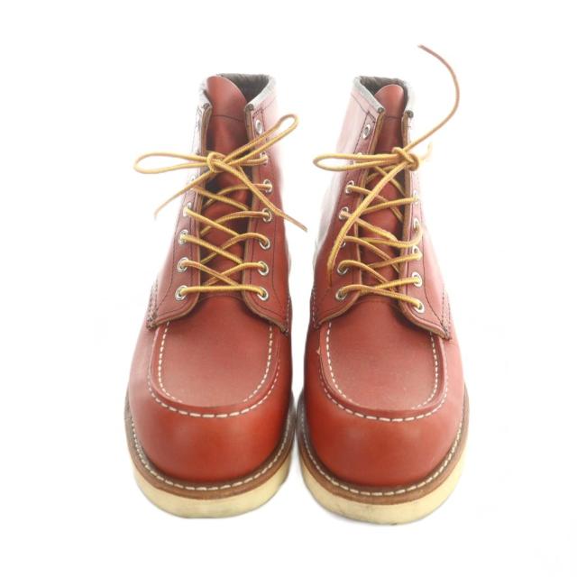【中古】レッドウィング REDWING 08875 ワークブーツ アイリッシュセッター レザー ロゴ 26.5cm 赤 レッド ■GY4_1