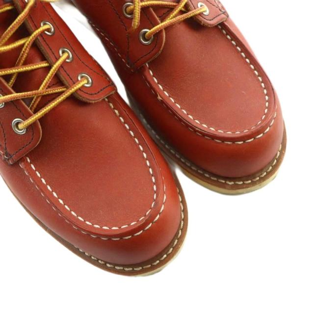 【中古】レッドウィング REDWING 08875 ワークブーツ アイリッシュセッター レザー ロゴ 26.5cm 赤 レッド ■GY4_3
