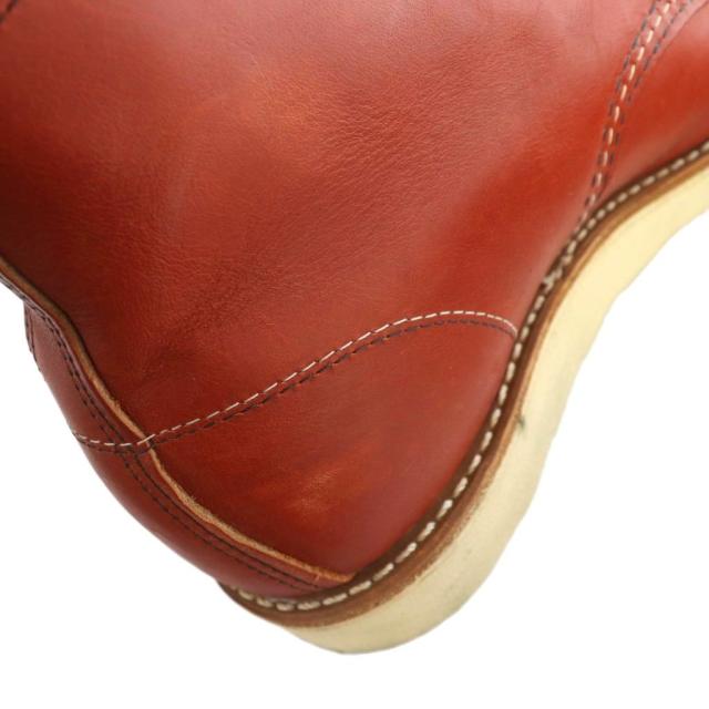 【中古】レッドウィング REDWING 08875 ワークブーツ アイリッシュセッター レザー ロゴ 26.5cm 赤 レッド ■GY4_5