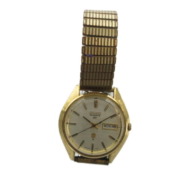 【中古】セイコー ジャンク品 3863-7001 腕時計 ヴィンテージ アンティーク ウォッチ 38 サンパチクォーツ デイデイト_1