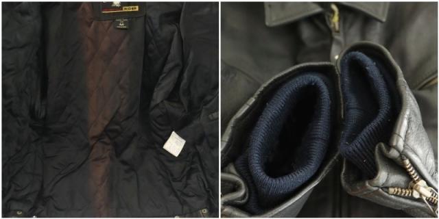 【中古】エドウィン EDWIN MOTORCYCLE RIDER ライダース ジャケット レザー M ブラック /HK ■GY18 メンズ_6