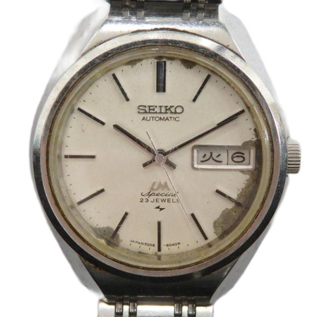 【中古】セイコー 5206-6120 ロードマチック スペシャル 腕時計 ヴィンテージ アンティーク 自動巻き デイデイト 23石