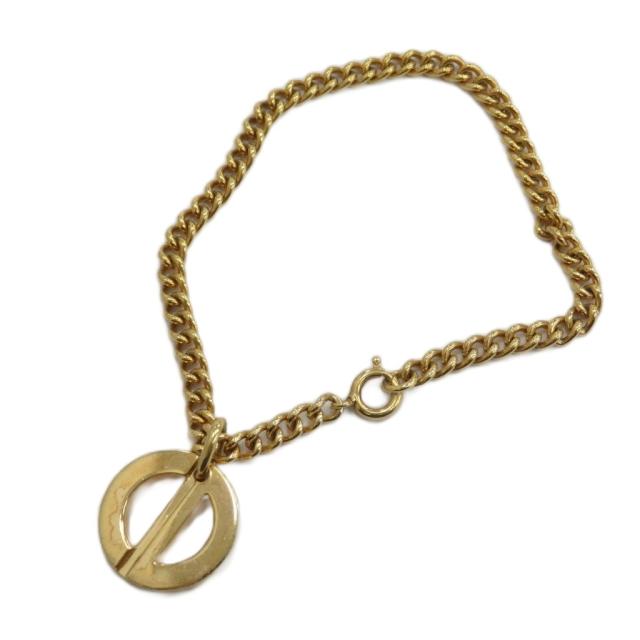 【中古】クリスチャンディオール Christian Dior ブレスレット アクセサリー バングル CD ロゴ ゴールド色 ■GY18