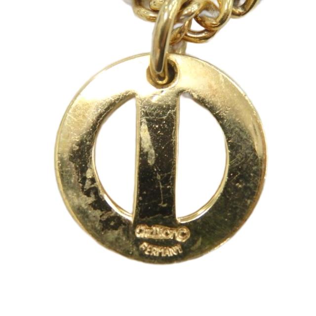 【中古】クリスチャンディオール Christian Dior ブレスレット アクセサリー バングル CD ロゴ ゴールド色 ■GY18