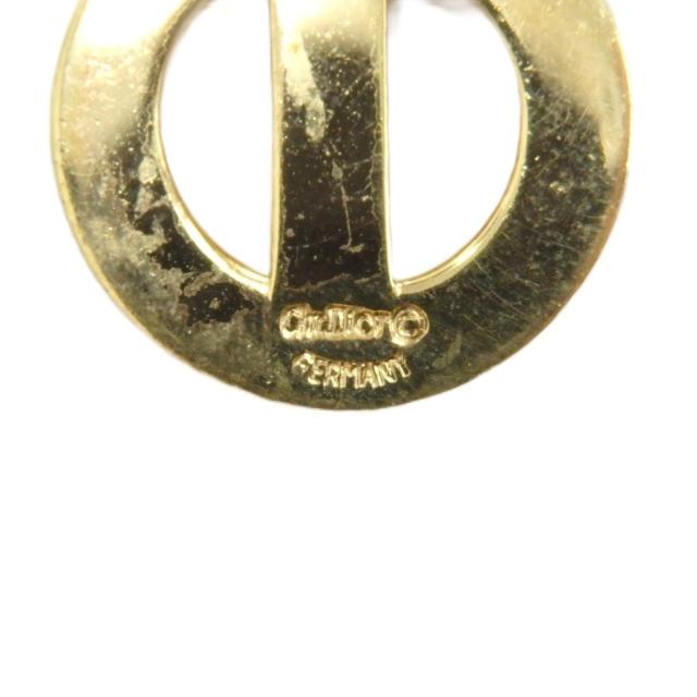 【中古】クリスチャンディオール Christian Dior ブレスレット アクセサリー バングル CD ロゴ ゴールド色 ■GY18