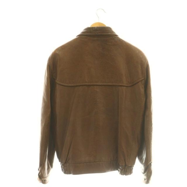 【中古】ウーノウオモ UNO UOMO 飛翔上衣 M 茶 赤銅色 なめし革 /GG ■GY18 メンズ
