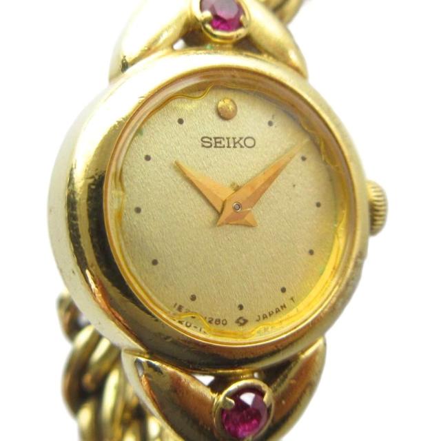 【中古】セイコー SEIKO TISSE ティセ 1E20-0430 腕時計 ウォッチ クォーツ ゴールド色 ■GY18 /MQ レディース