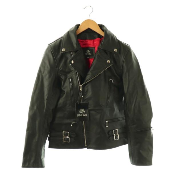 中古】モローズ MO-LAWZ ライダース レザー ダブル ジャケット ジップ