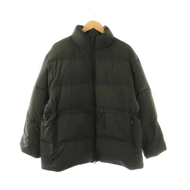 【中古】ハクウ Hakuu ダウンジャケット ジップアップ M 黒 /NR ■GY18 レディース