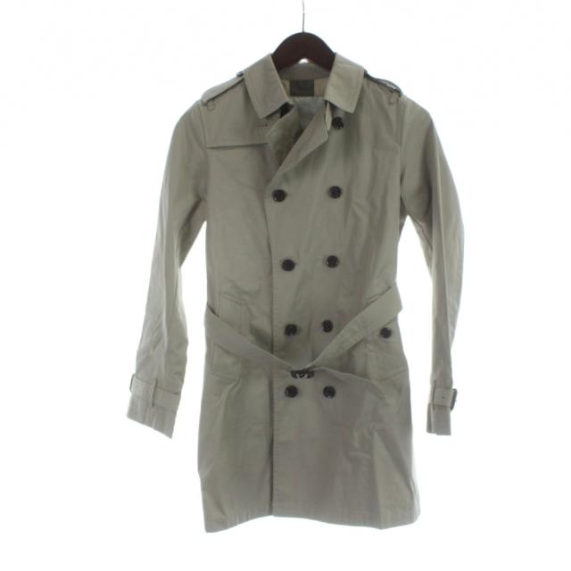 【中古】未当てはめる品 バーバリー チルドレン BURBERRY CHILDREN トレンチコート ロング 長袖 ダブル ノバチェック 12Y