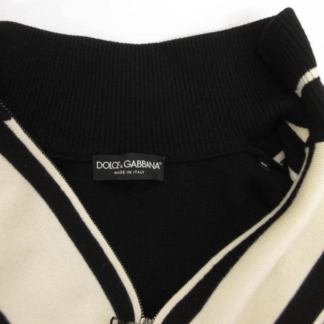 【中古】ドルチェ&ガッバーナ ドルガバ DOLCE&GABBANA ドライバーズニット セーター ジャケット バイカラー 46_3