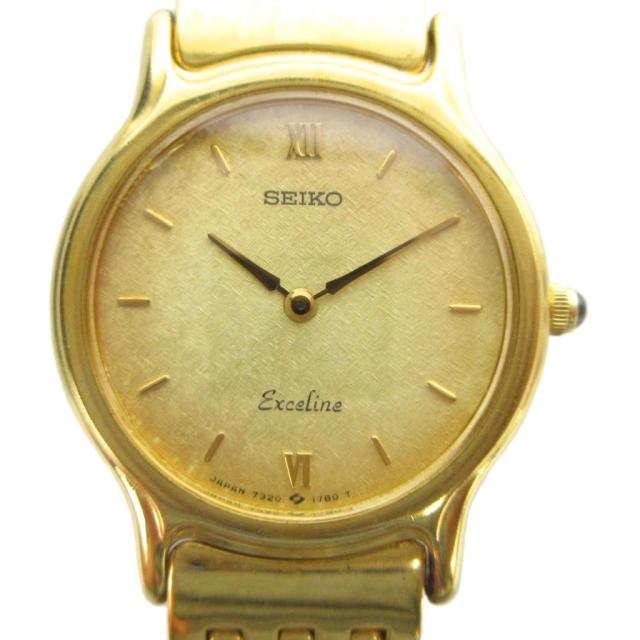 中古】セイコー SEIKO 7320-0360 EXCELINE エクセリーヌ 腕時計