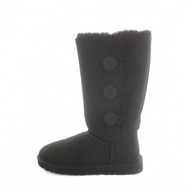 【中古】アグ オーストラリア UGG australia 1873 W BAILEY BUTTON TRIPLET ショートブーツ ムートン ロゴ ボタン