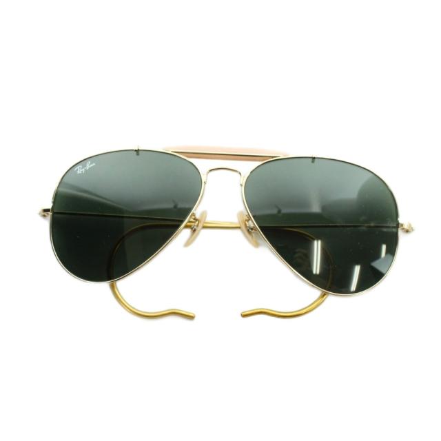 【中古】レイバン RAY BAN RB 3030 OUTDOORSMAN サングラス 眼鏡 めがね 繩手 ティアドロップ 58□00 ゴールド色_2