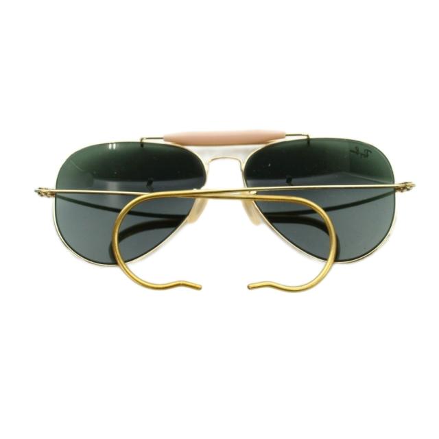 【中古】レイバン RAY BAN RB 3030 OUTDOORSMAN サングラス 眼鏡 めがね 繩手 ティアドロップ 58□00 ゴールド色_3