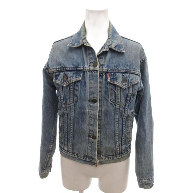 【中古】リーバイス Levi's 70505 96年製 デニムジャケット Gジャン 短丈 インディゴブルー /YJ ■GY11 レディース